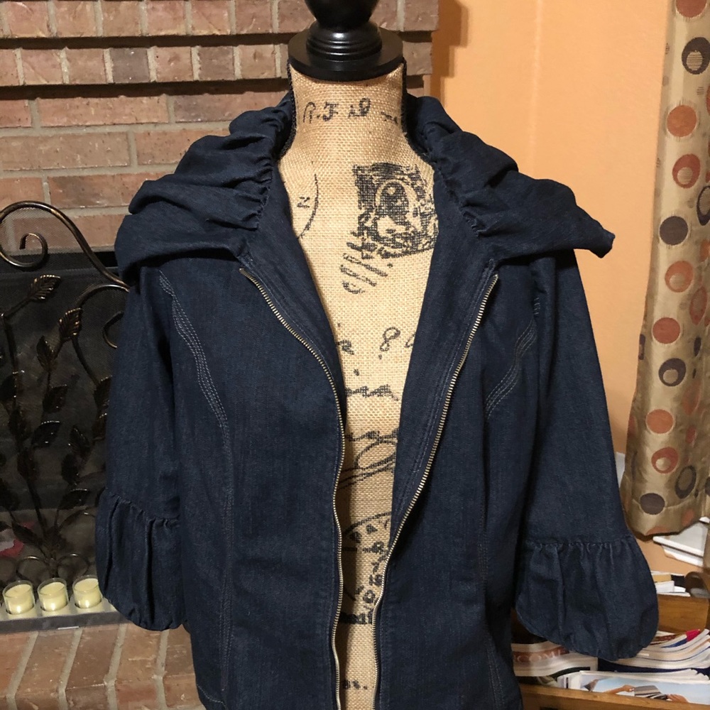 VENEZIA  2 PC BLUE JEAN  OUTFIT SIZE 14